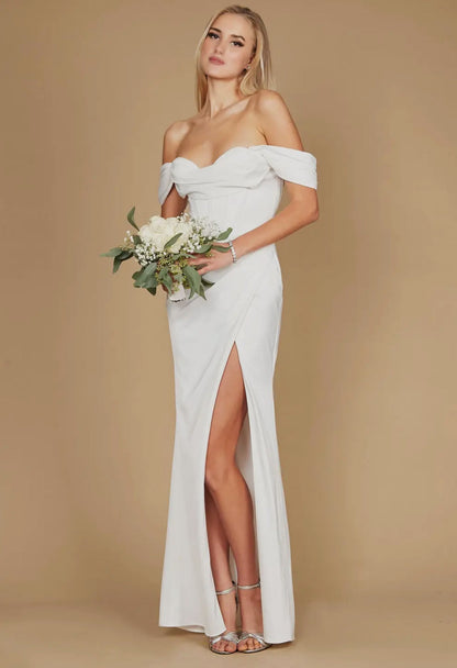 Annastasia satin corset Bride Gown